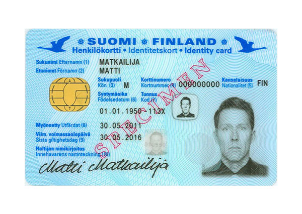 Virallinen henkilökortti